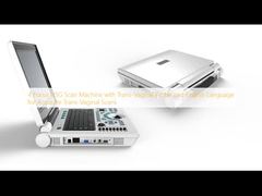 Doğru Transvajinal Tarama için Transvajinal Prob ve İngilizce Dil Seçeneği ile 4 Odaklı USG Tarama Cihazı